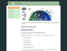 Tablet Screenshot of global-projects.com